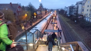 Von der Brücke in Rohrbach, bevor ich der japanischen Familie das Gepäck runtergeschleppt habe