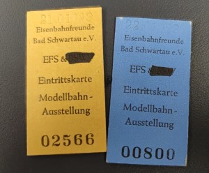 Eintrittsfahrkarten