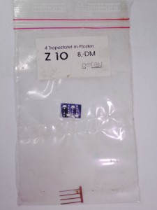 Trapeztafeln, originalverpackt