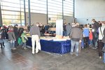 Unser Messestand von vorne, mal mit Lücke ...