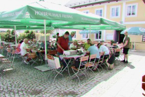 Nicht "unter Palmen" aber dafür auch grün!