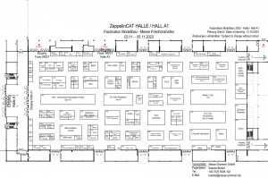 Plan von der Messe Sinsheim