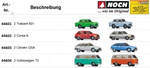 NOCH Produktabbildungen