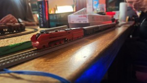 Erwins Dampfer mit Nahverlehrszug