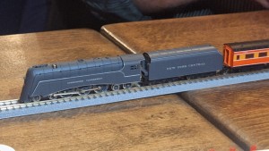 Schnellzuglokomotive "Commodore Vanderbilt" Reihe J-2 der New York Central System (NYC). Mit aerodynamischer Vollverkleidung.