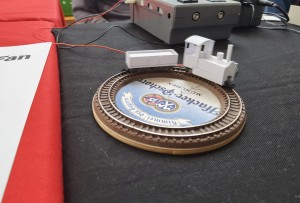 Papiermodell auf Bierdeckel
