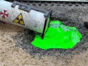 Die Chemie-Brühe war mit Lichteffekten toll animiert