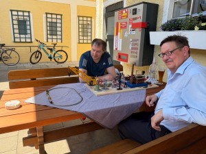 Matthias mit Echtdampfbetrieb in Z