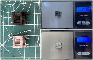 3D-gedruckte Motorhalter aus Nylon und Edelstahl