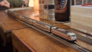 IC2 - der heimliche Star an diesem Abend. Im Zug und Schub sehr zuverlässig. (270er Radius)