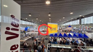 Halle 4 (im Kringel ist der ZFI Stand)