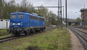 BR 140 007-7 und Hindenburg Brücke