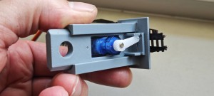 drawer inserted in the bracket