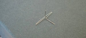 Wire folded in a springy element