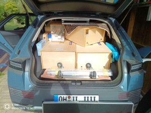 Auto vollgepackt ...