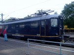 Gäste aus der Schweiz, waren vor den Rheingold-Wagen.