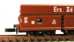 Die Märklin-Kurzkupplung hat den Zapfen zum entkuppeln über das Entkupplungsgleis