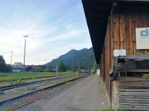 Abstellbereich im Bahnhof, dort sind immer zwei IC  über die Nacht abgestellt, die frühs um 8:45 bzw 9:45 wieder abfahren