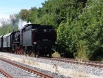 Einfahrt in den Dorfbahnhof Egling